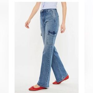 Kancan Aspen High Rise Wide Flare Jeans women’s size 11/29